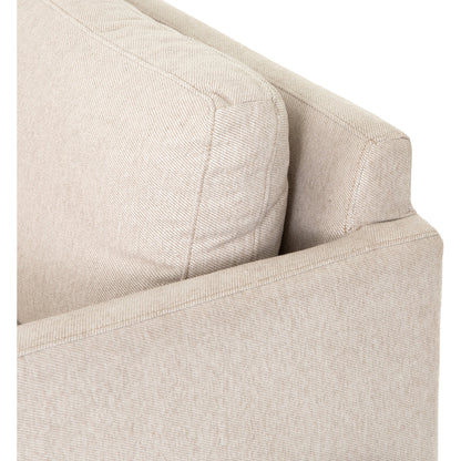 Diana Chair by Four Hands in sonoma butterscotch. Made from top grain leather, solid parawood, 100% polyester in a modern style.