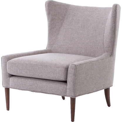 Marlow Wing Chair by Four Hands. Made from top grain leather, solid parawood, 100% polyester in a modern style.