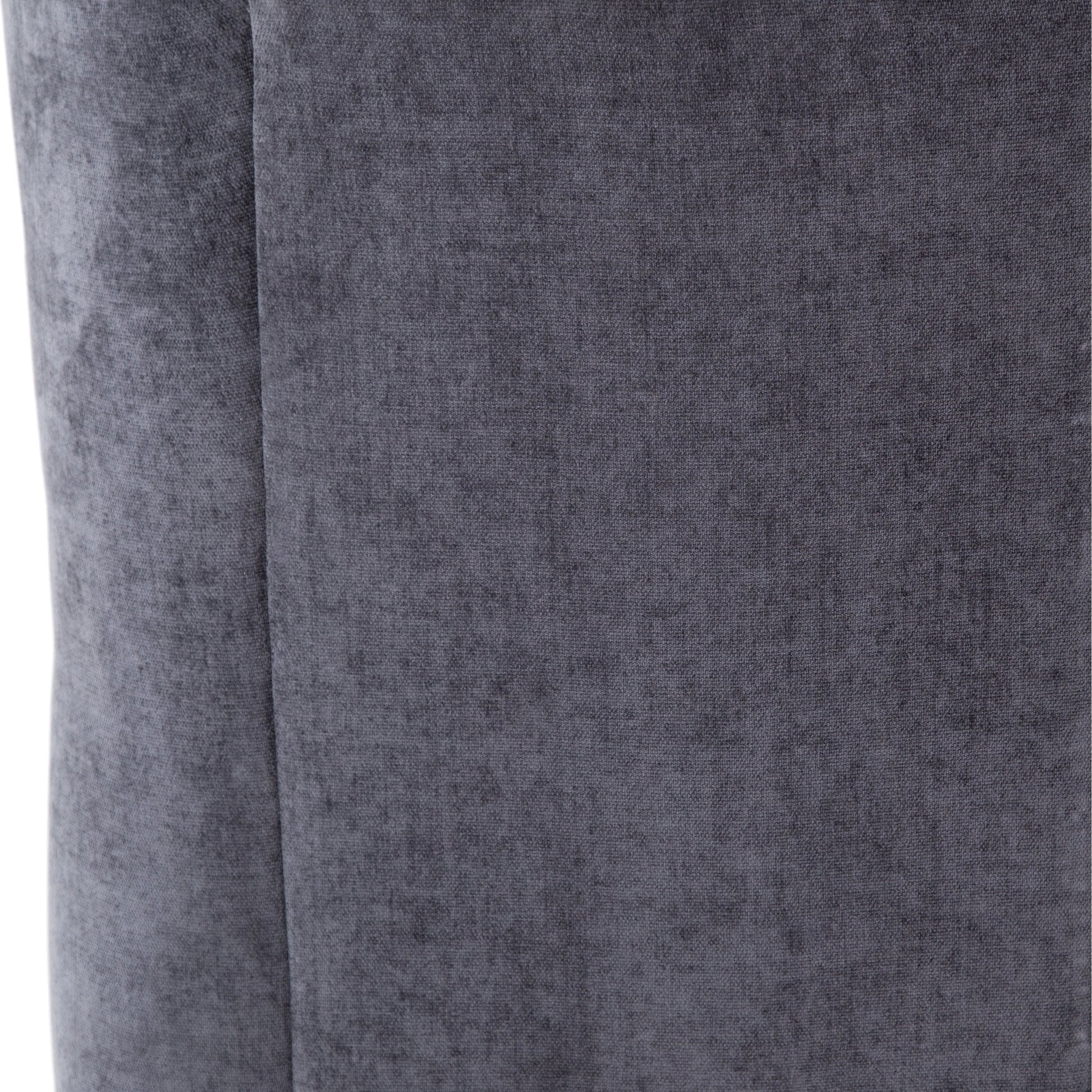 Clermont Chair by Four Hands in charcoal worn velvet, almond. Made from 100% polyester, solid parawood in a modern style.