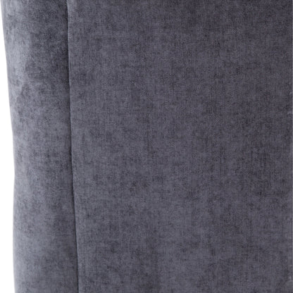 Clermont Chair by Four Hands in charcoal worn velvet, almond. Made from 100% polyester, solid parawood in a modern style.