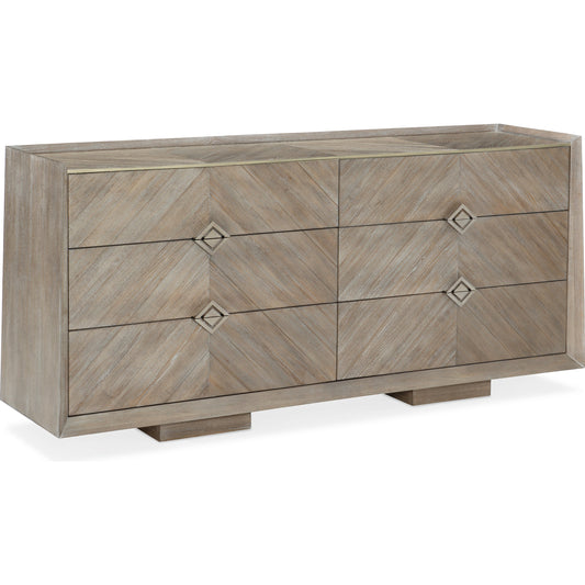 Naturally by Caracole in natural and ash driftwood, sundance gold. Made from ash, quarter ash in a modern style.