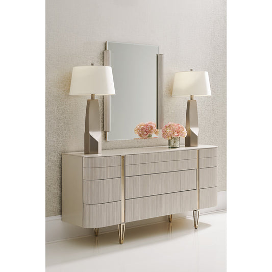Love at First Sight by Caracole in natural and matte pearl, whisper of gold. Made from birch, maple in a transitional style.