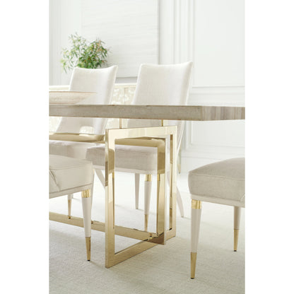 Wish You Were Here Dining Table by Caracole. Made from unique in a transitional style.