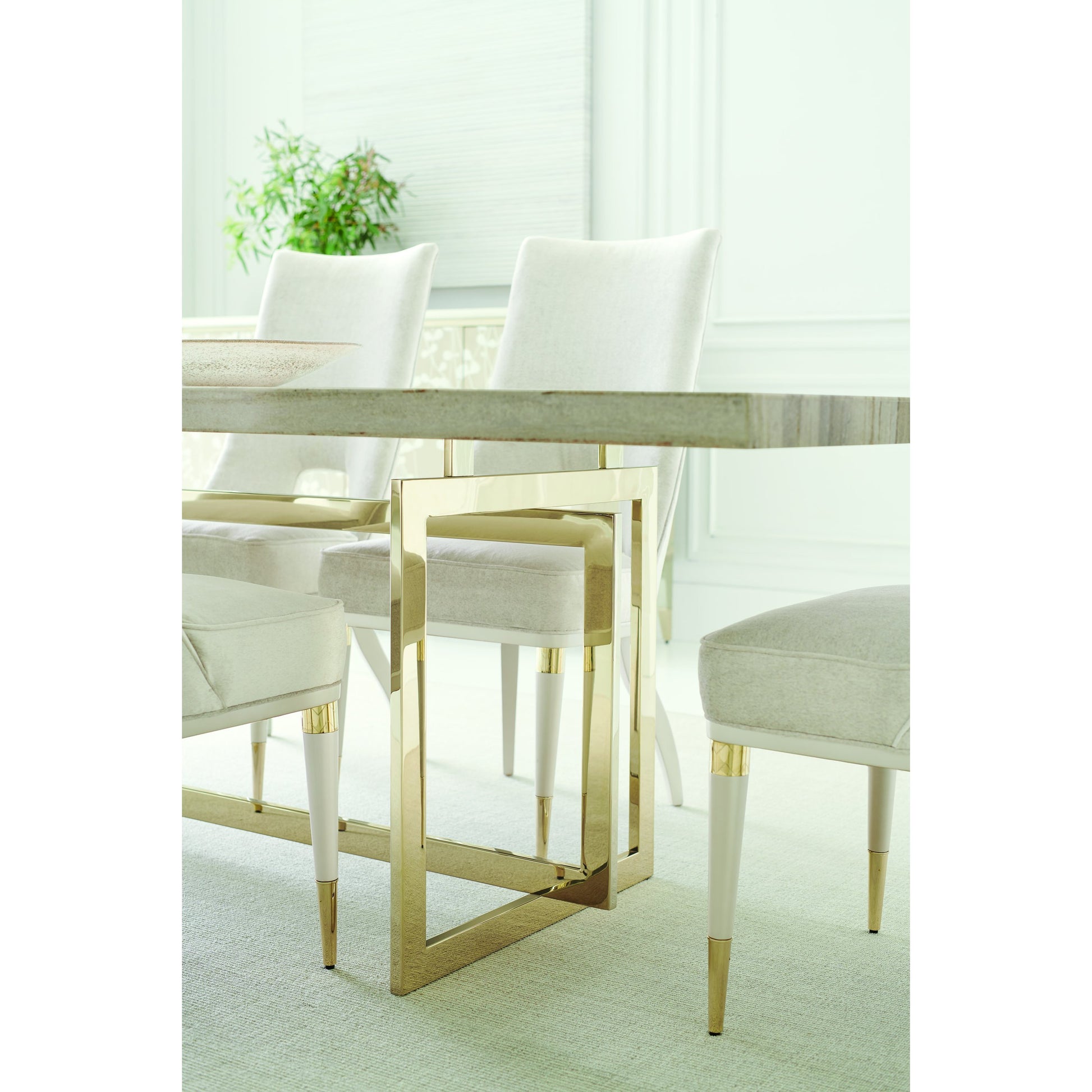 Wish You Were Here Dining Table by Caracole. Made from unique in a transitional style.