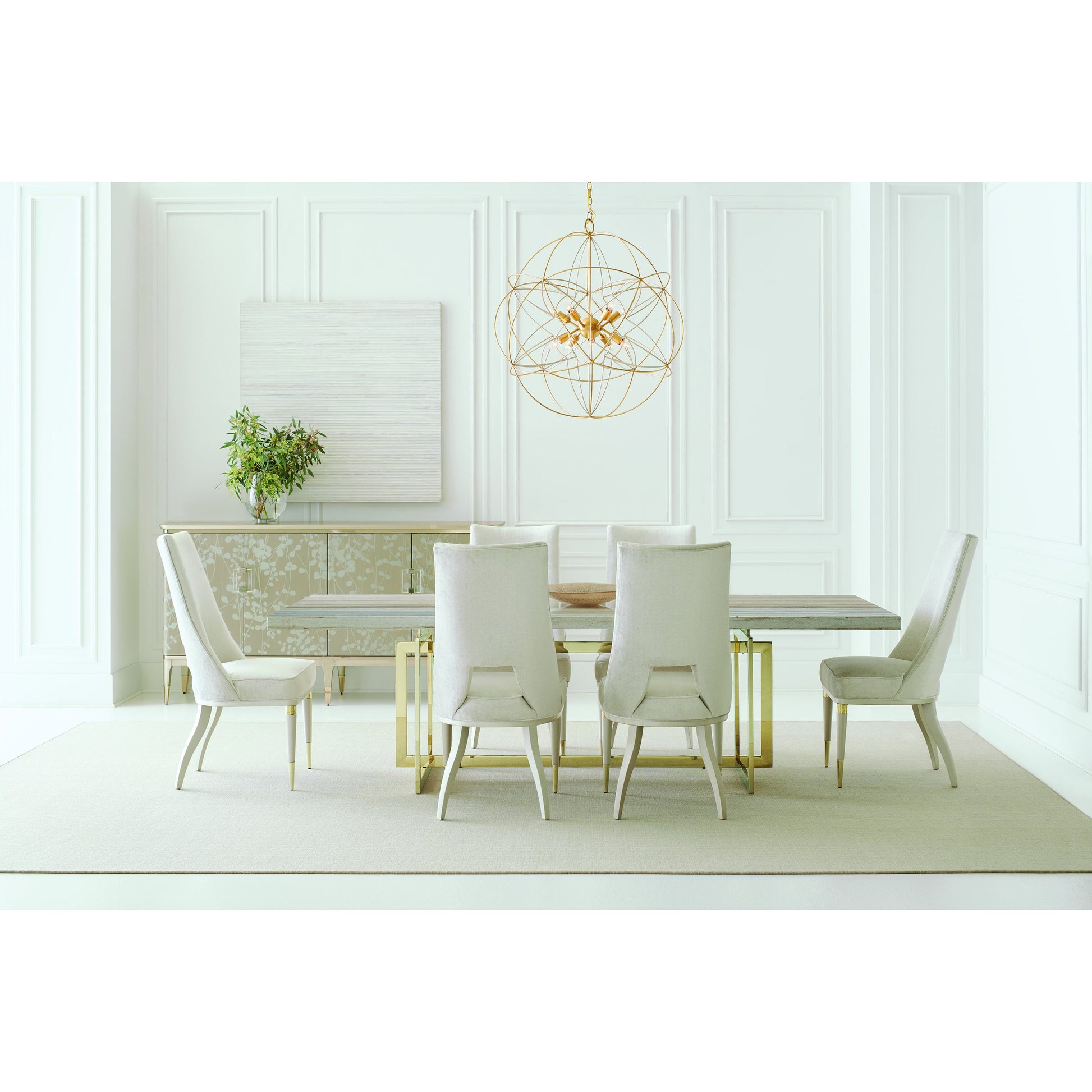 Wish You Were Here Dining Table by Caracole. Made from unique in a transitional style.
