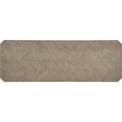 Dinner Circuit 96 by Caracole in natural and ash driftwood, chocolate bronze. Made from ash, asian hardwood, quartered ash in a cottage & farmhouse style.