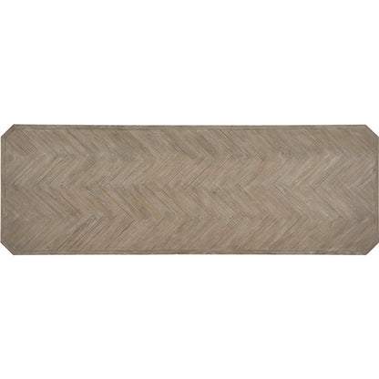 Dinner Circuit 96 by Caracole in natural and ash driftwood, chocolate bronze. Made from ash, asian hardwood, quartered ash in a cottage & farmhouse style.