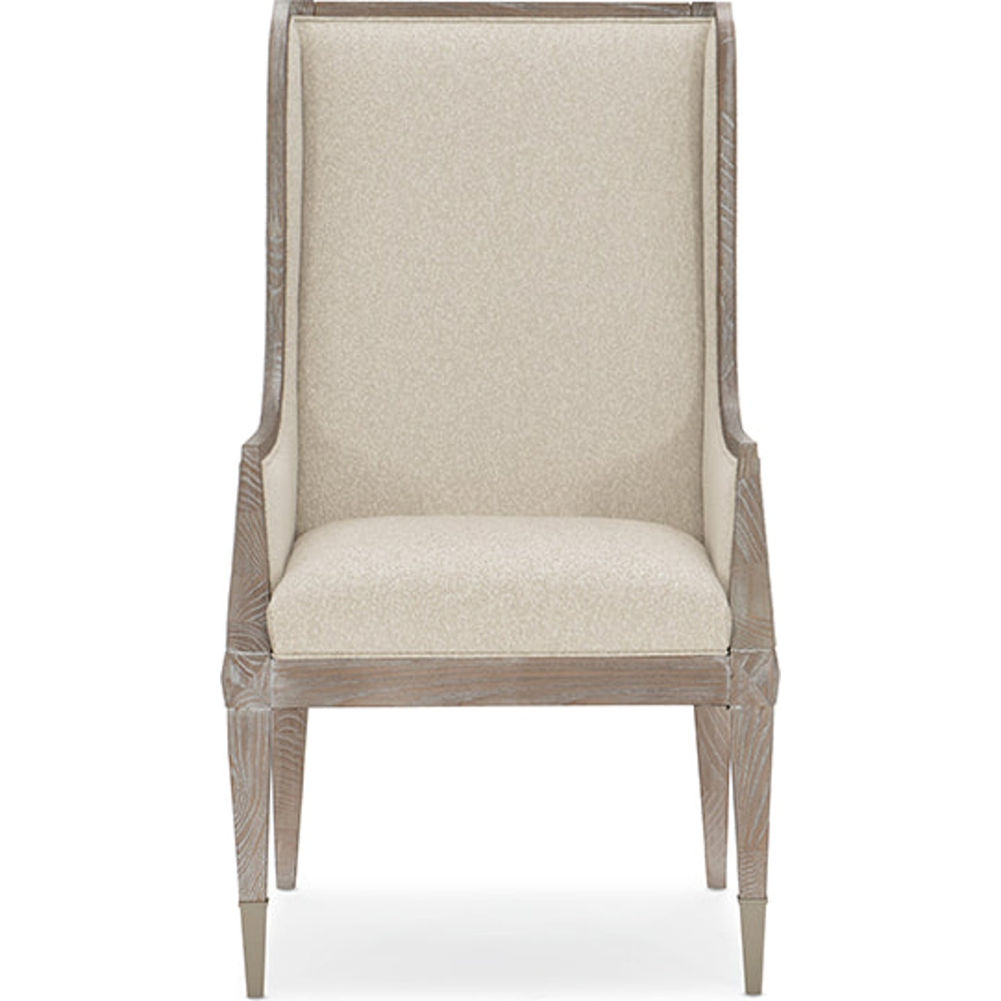 000 SR-845813 | Primary Silo | Open Arms Arm Chair by Caracole in natural and ash driftwood. Made from ash in a cottage & farmhouse style.