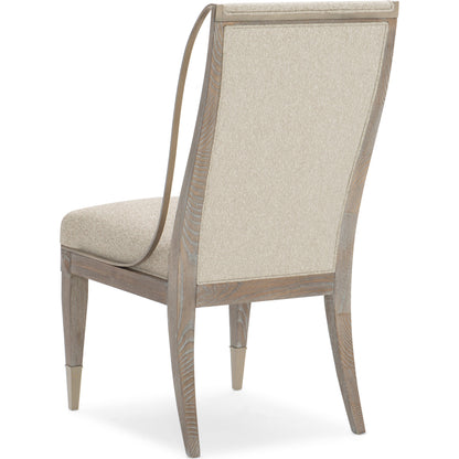 Open Arms Side Chair by Caracole in natural and ash driftwood. Made from ash in a transitional style.
