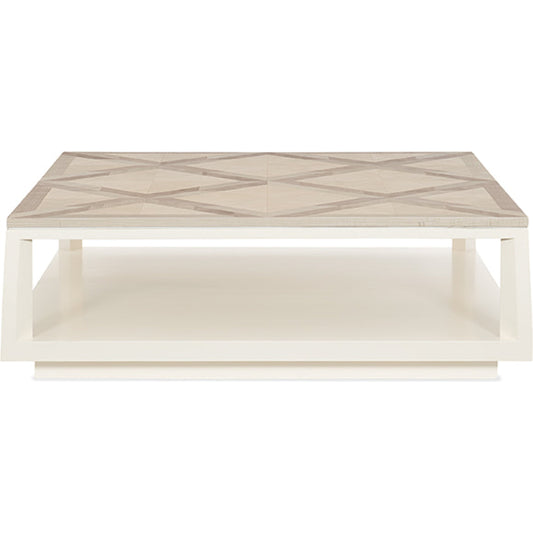Work of Art by Caracole in natural and almost white. Made from birch, quarter ash, brown figured ash, grey maple in a modern style.