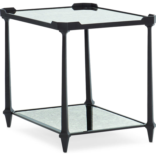 End All by Caracole in natural and chocolate bronze. Made from textured metal in a modern style.