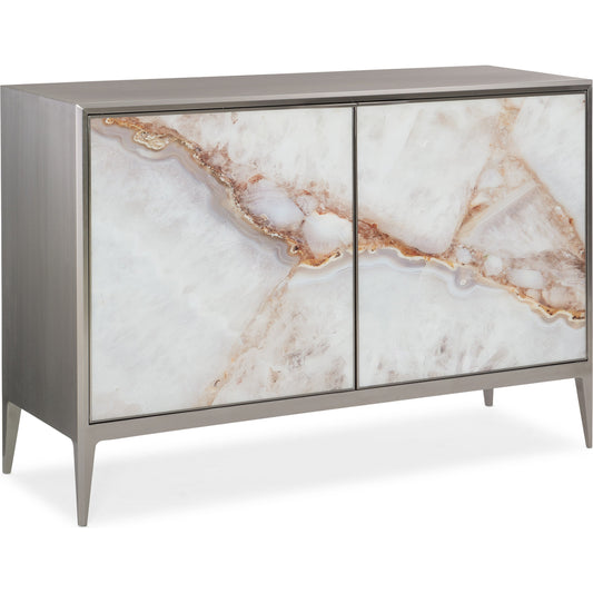 001 SR-845856 | Additional Silo | Rock Steady by Caracole in natural and brushed nickel. Made from metal, glass in a transitional style.