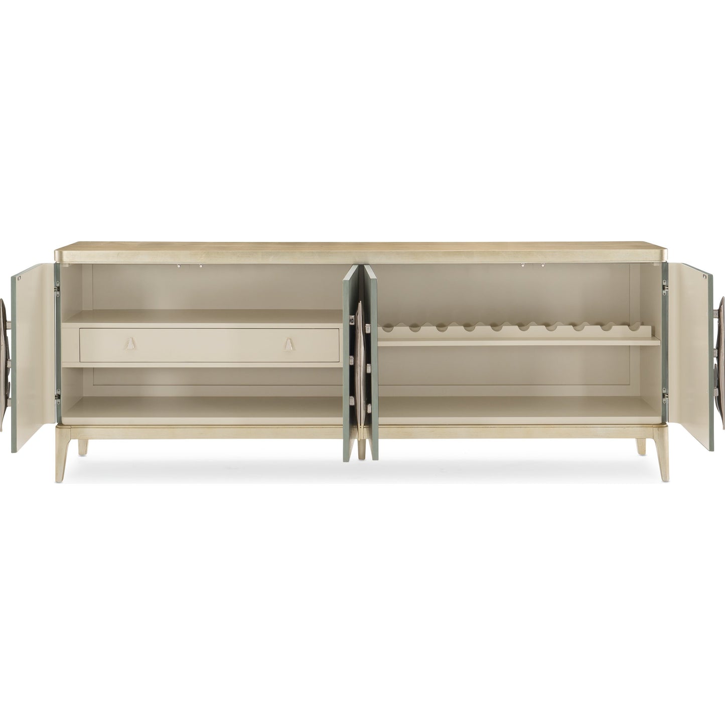 003 SR-845872 | Additional Silo | Waterside by Caracole in natural and tranquil, coastal silver leaf. Made from birch, maple in a coastal style.