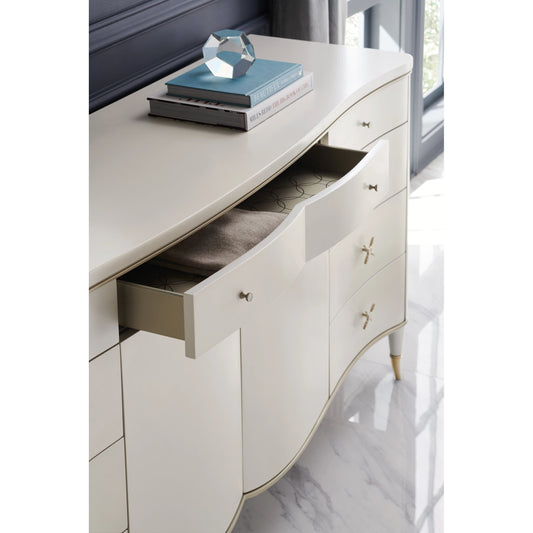 Belle of the Ball by Caracole in gold and stardust, platinum. Made from birch, maple in a modern style.