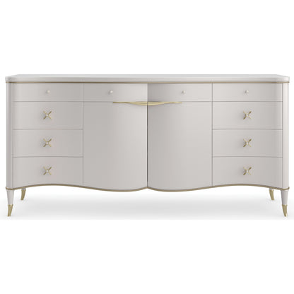 Belle of the Ball by Caracole in gold and stardust, platinum. Made from birch, maple in a modern style.