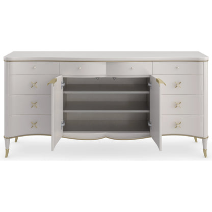 Belle of the Ball by Caracole in gold and stardust, platinum. Made from birch, maple in a modern style.