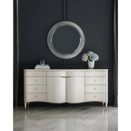 Belle of the Ball by Caracole in gold and stardust, platinum. Made from birch, maple in a modern style.