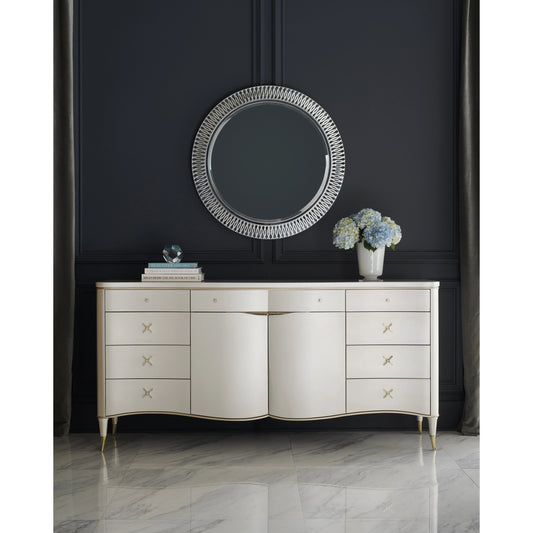 Belle of the Ball by Caracole in gold and stardust, platinum. Made from birch, maple in a modern style.