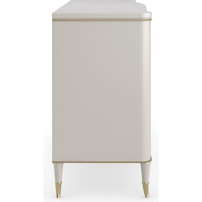 Belle of the Ball by Caracole in gold and stardust, platinum. Made from birch, maple in a modern style.