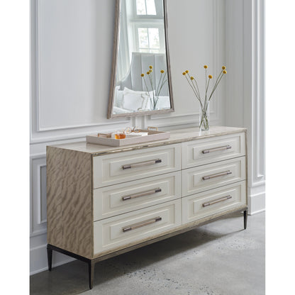 Impressive by Caracole in white, bronze, silver, smoke and mountain smoke, pearly white, deep bronze. Made from birch, metal, silver curupixa in a modern style.