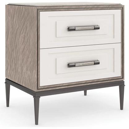 I'm Impressed by Caracole in white, silver, smoke and mountain smoke, pearly white, deep bronze. Made from birch, metal, stone, silver curupixa in a modern style.