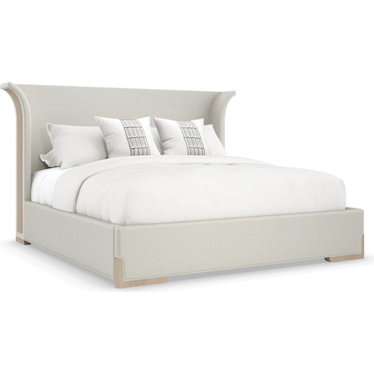 Beauty Sleep by Caracole in gray and woodland gray. Made from birch in a modern style.