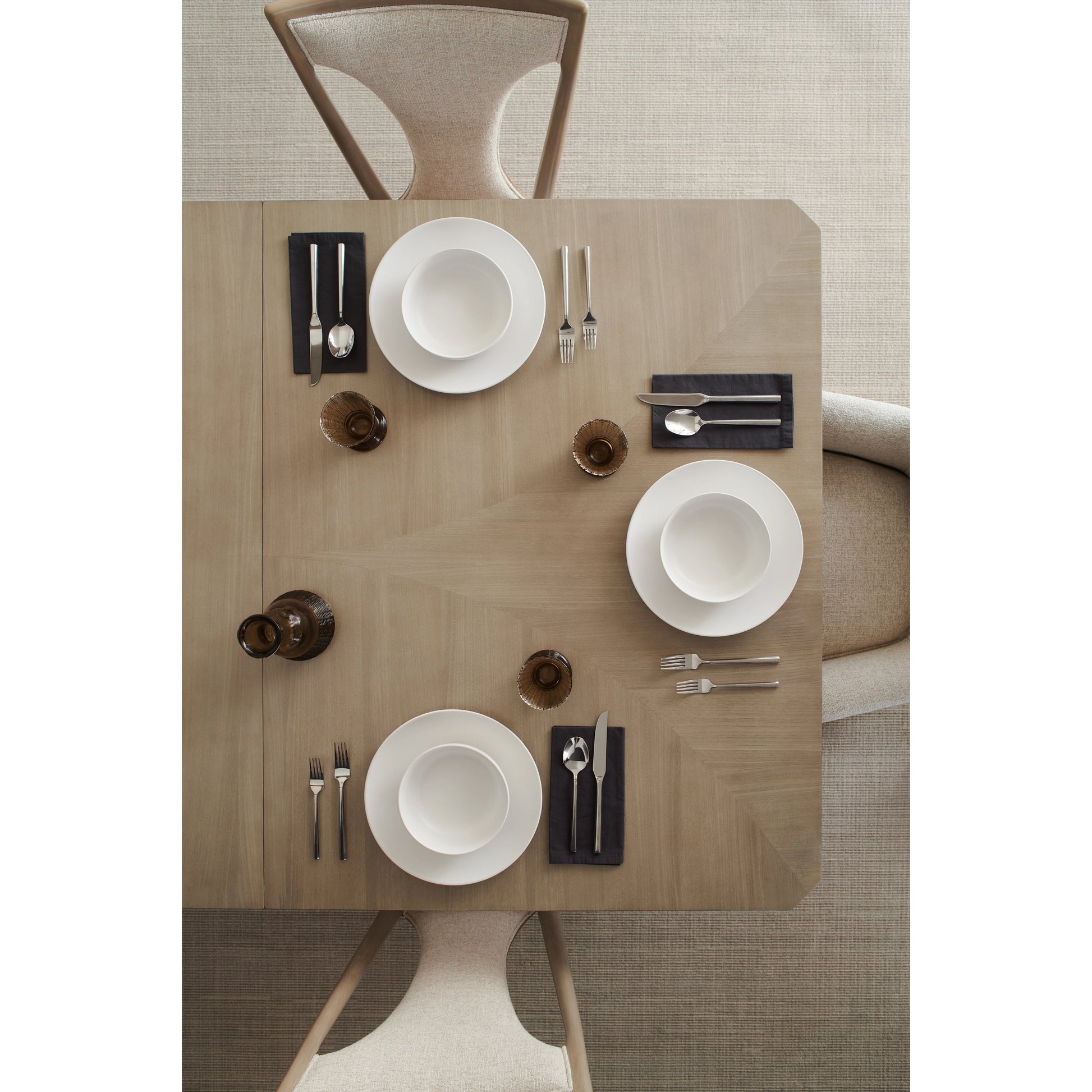 Here to Accommodate by Caracole in beige, gray, bronze and woodland gray, deep bronze. Made from birch, coffe japanese sen in a modern style.