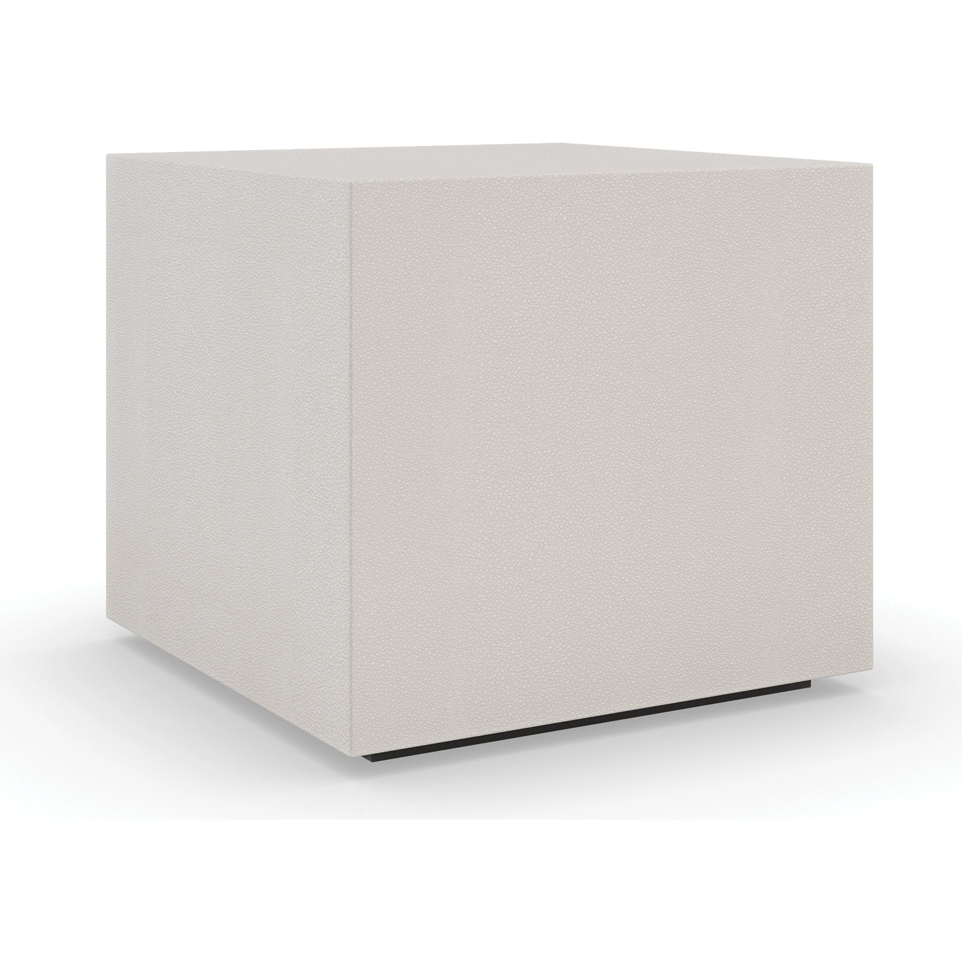 Solid Ground by Caracole in shagreen, black and shagreen, almost black. Made from birch in a modern style.