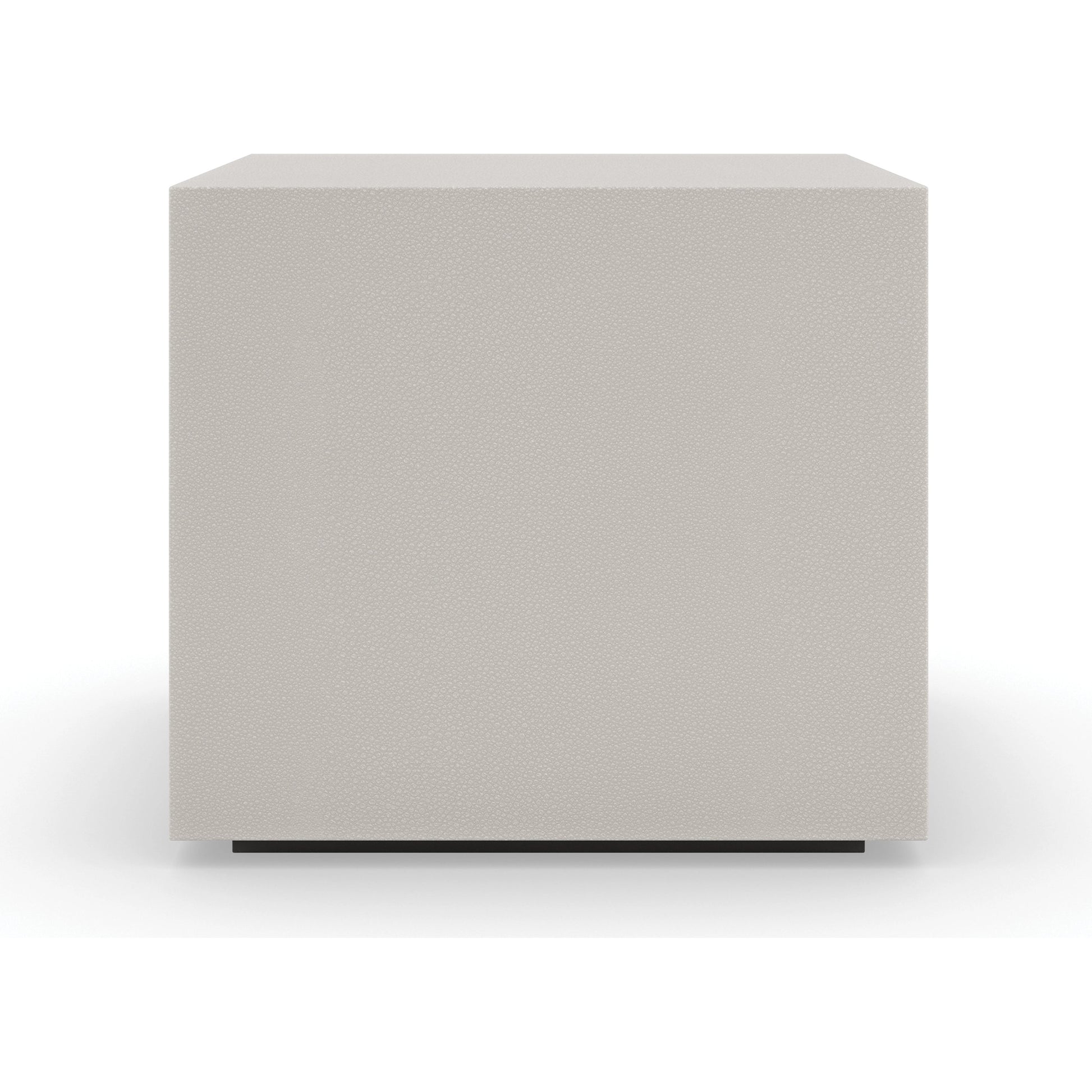 Solid Ground by Caracole in shagreen, black and shagreen, almost black. Made from birch in a modern style.