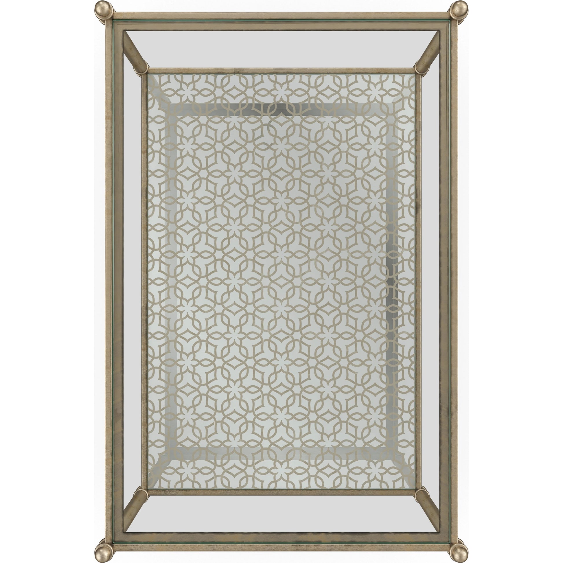 Perfectly Adaptable Side Table by Caracole in neutral metallic. Made from metal in a transitional style.