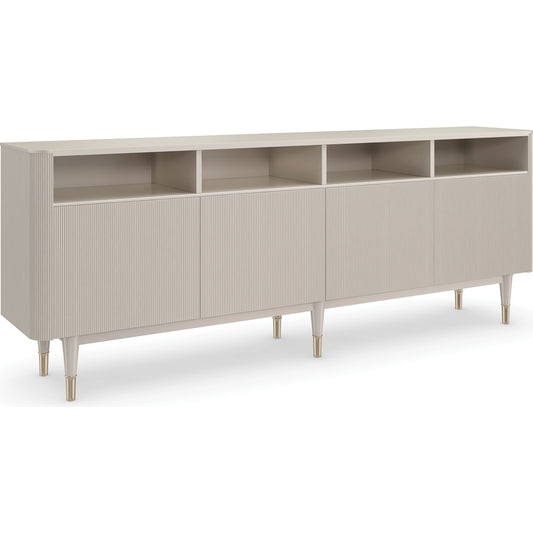 Love Lines by Caracole in pearl, gold and matte pearl, whisper of gold. Made from birch, maple in a modern style.