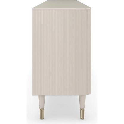 Love Lines by Caracole in pearl, gold and matte pearl, whisper of gold. Made from birch, maple in a modern style.