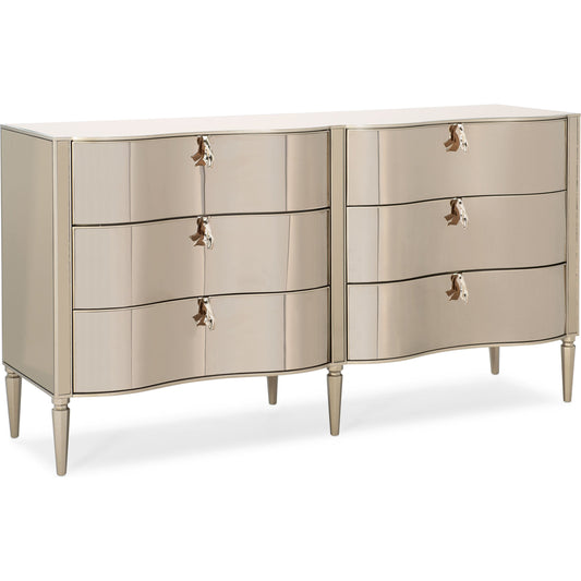 Wonder-Full by Caracole in golden shimmer, bronze and golden shimmer. Made from birch, mirror, maple in a transitional style.