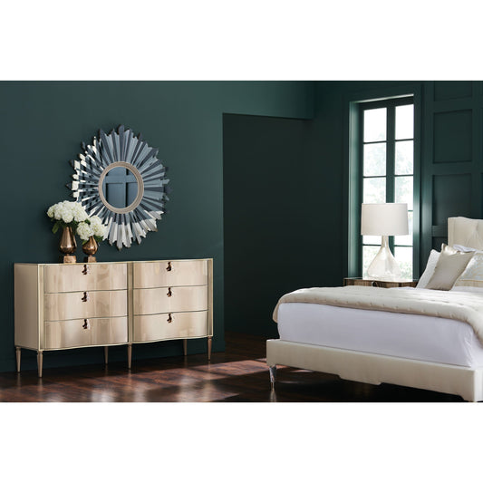 Wonder-Full by Caracole in golden shimmer, bronze and golden shimmer. Made from birch, mirror, maple in a transitional style.