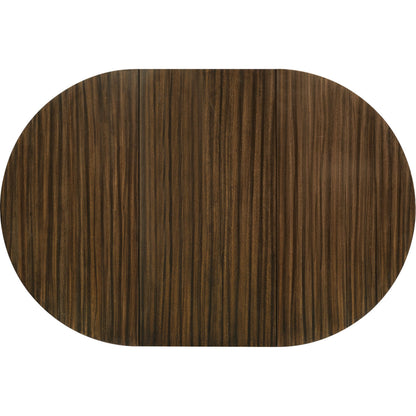 Long and Short of It by Caracole in black and saddle, black saddle, neutral metallic. Made from birch, quartered paldao in a transitional style.