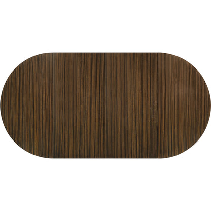 Long and Short of It by Caracole in black and saddle, black saddle, neutral metallic. Made from birch, quartered paldao in a transitional style.