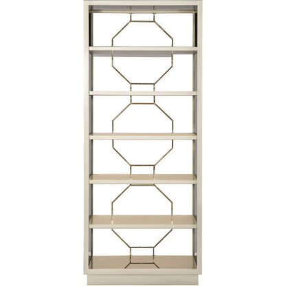 Going Up by Caracole in silver, gold, taupe and soft silver paint, taupe paint, whisper of gold. Made from birch, maple in a transitional style.