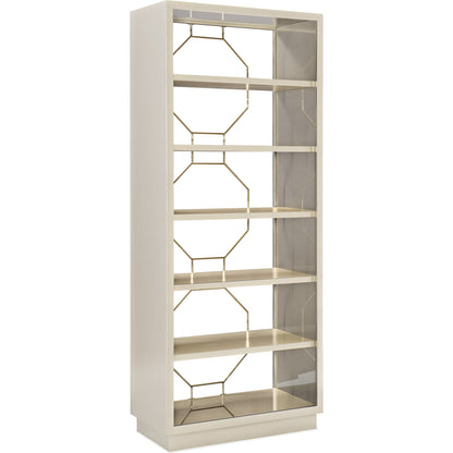 Going Up by Caracole in silver, gold, taupe and soft silver paint, taupe paint, whisper of gold. Made from birch, maple in a transitional style.