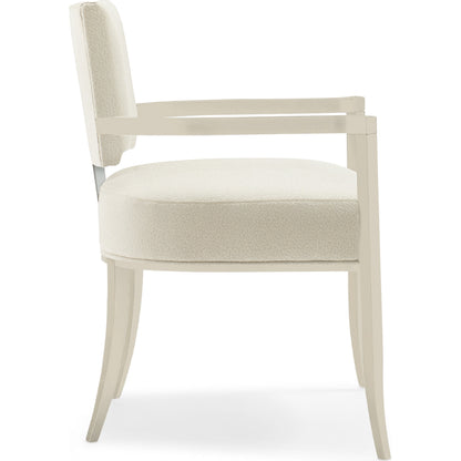 Reserved Seating Arm Chair by Caracole. Made from unique in a transitional style.