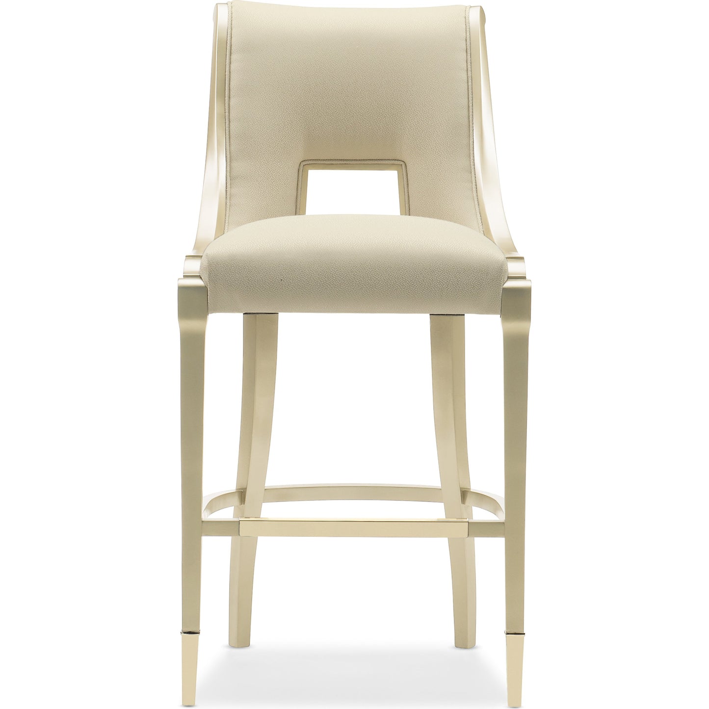001 SR-877740 | Additional Silo | In Good Taste Bar Stool by Caracole in gold and allusion gold. Made from birch in a modern style.