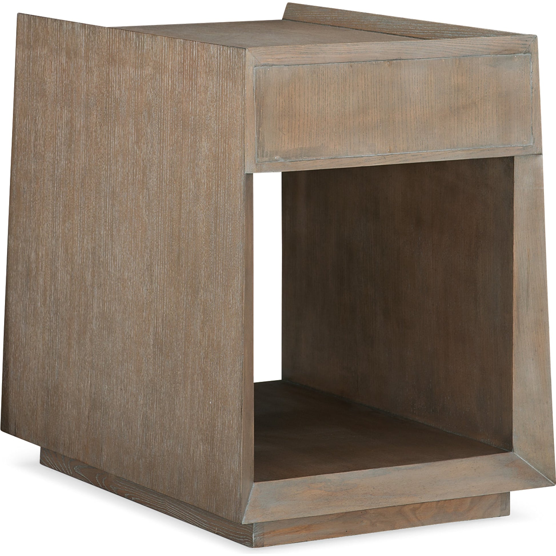 Bridges End Table by Caracole in ash, gold and ash driftwood, sundance gold. Made from ash in a modern style.