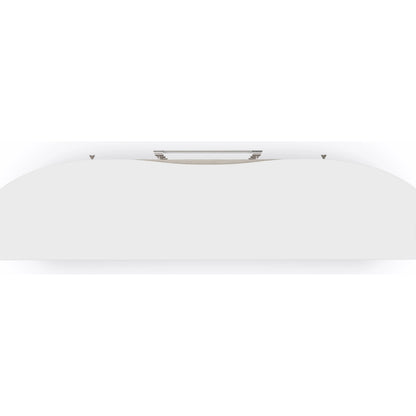 Clear to Me by Caracole in silver, ash, white, acrylic, steel and sun-kissed silver, pearly white. Made from ash, raffia, ash in a modern style.