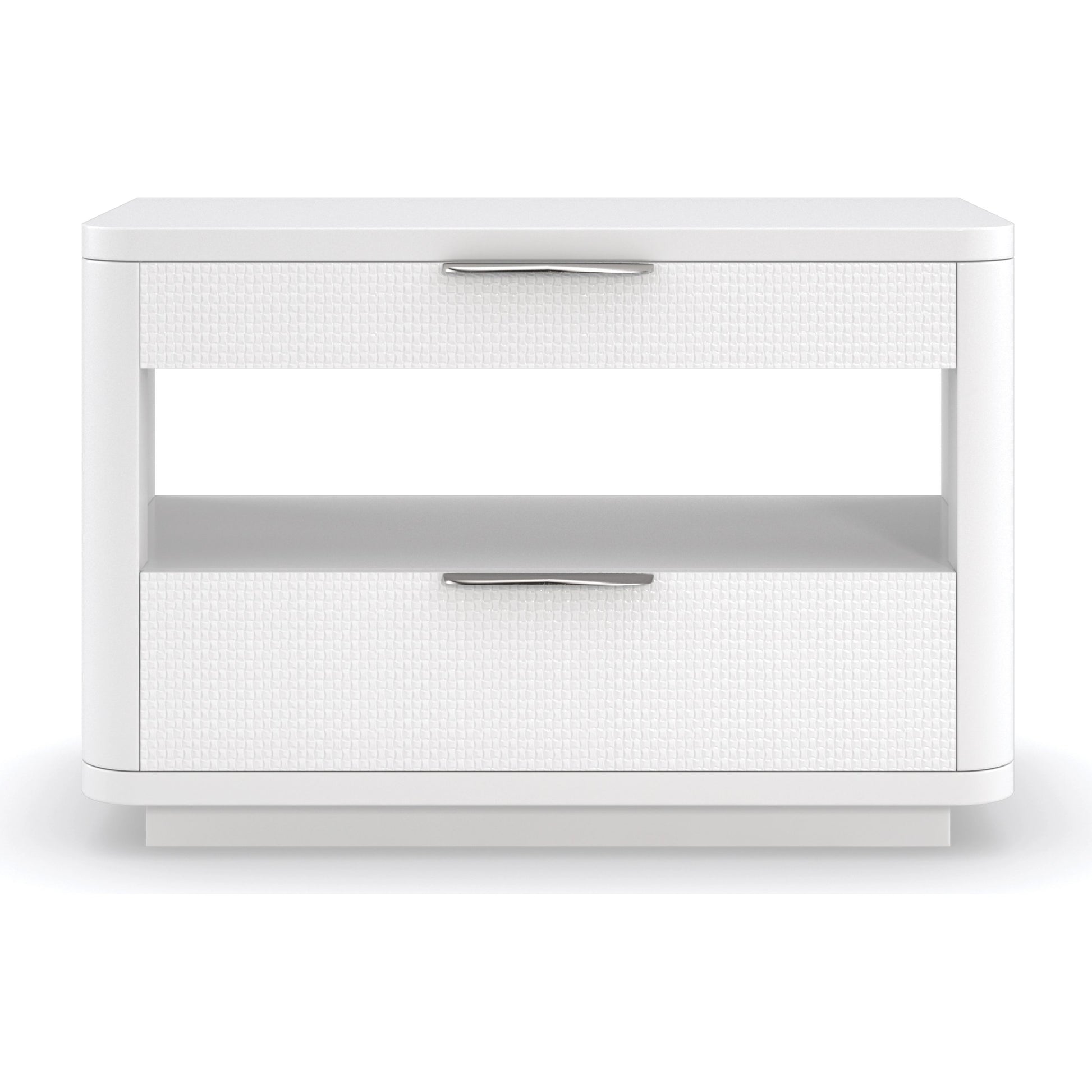 In Touch by Caracole in cloud, white, nickel and cloud white. Made from birch, maple in a modern style.