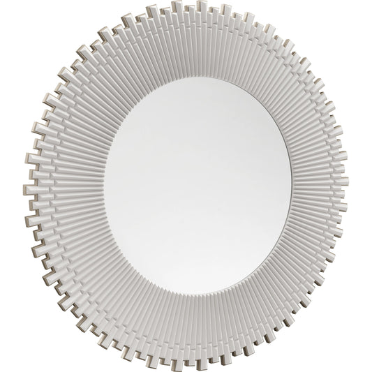 Helios by Caracole in natural and almond milk, charcoal leaf. Made from birch in a modern style.