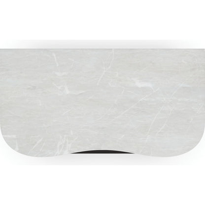 Nomadic by Caracole in bronze, white, marble and moonstone, seal skin. Made from birch, marble, koto in a modern style.