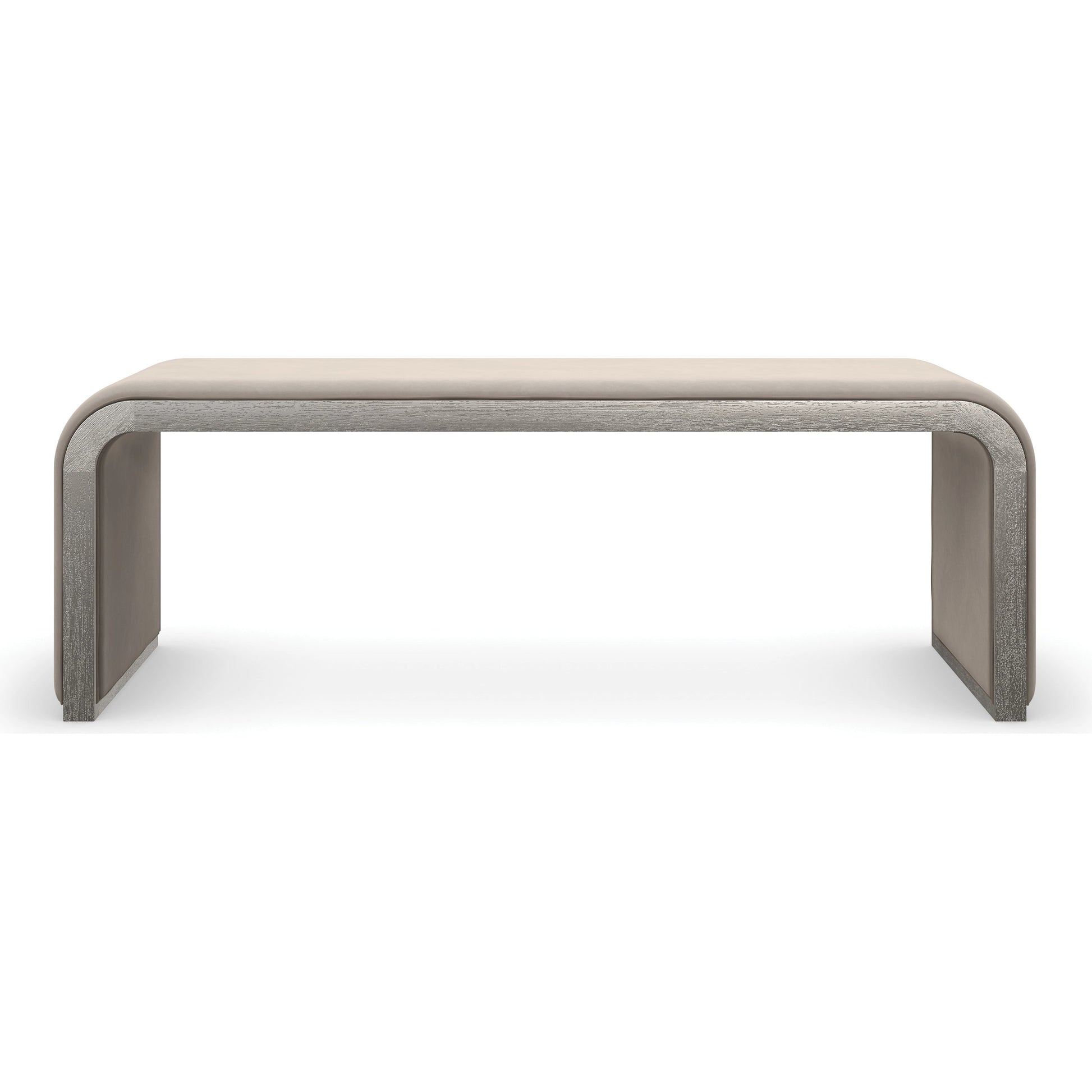 Traverse by Caracole in taupe, silver and silver driftwood. Made from ash, ash in a modern style.