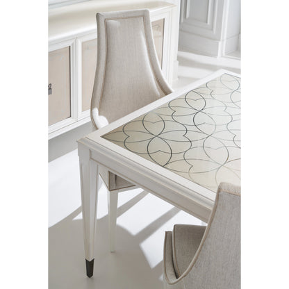 Lattice Gather by Caracole in mirrored, silver, bronze and stardust, deep bronze. Made from birch, maple in a modern style.