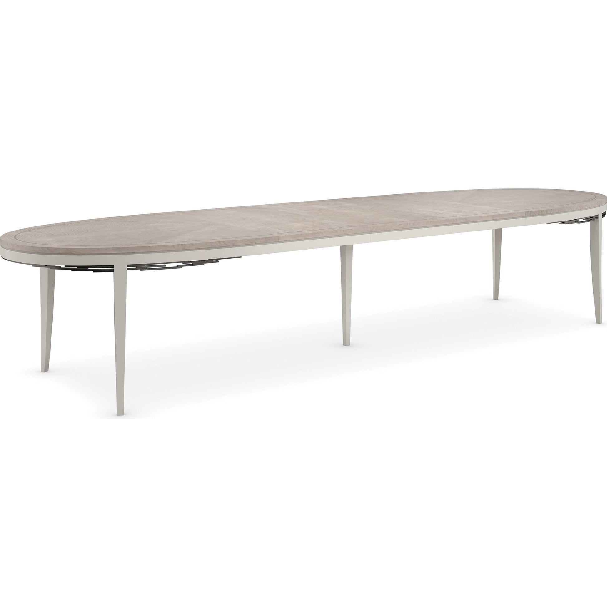 Coronet by Caracole in grey, maple, silver and chinchilla, crème de la crème, soft silver, deep bronze. Made from birch, wd2 grey curly maple in a modern style.