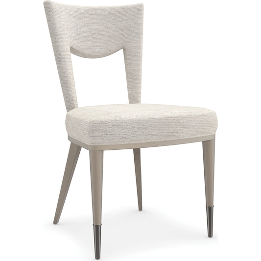Strata by Caracole in ivory, bronze and sparkling argent. Made from birch in a modern style.