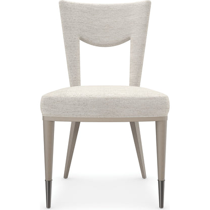 Strata by Caracole in ivory, bronze and sparkling argent. Made from birch in a modern style.